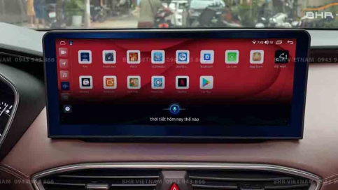 Màn hình DVD Android xe Hyundai Santafe 2018-nay | Màn nguyên khối 12.3 inch